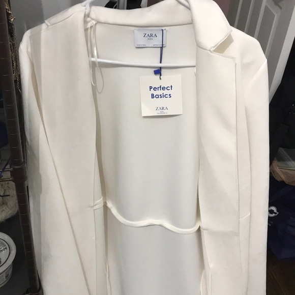 Long off white coat - Picture 2 of 3